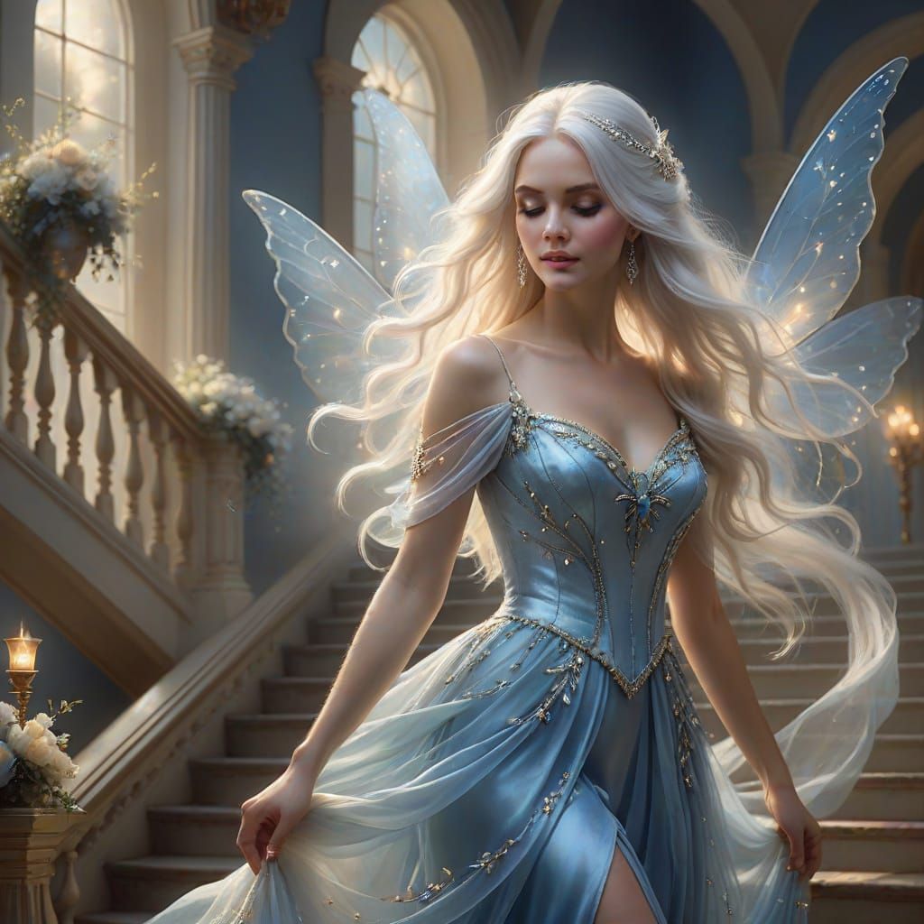 Ethereal Fairy Portrait with Soft Lighting