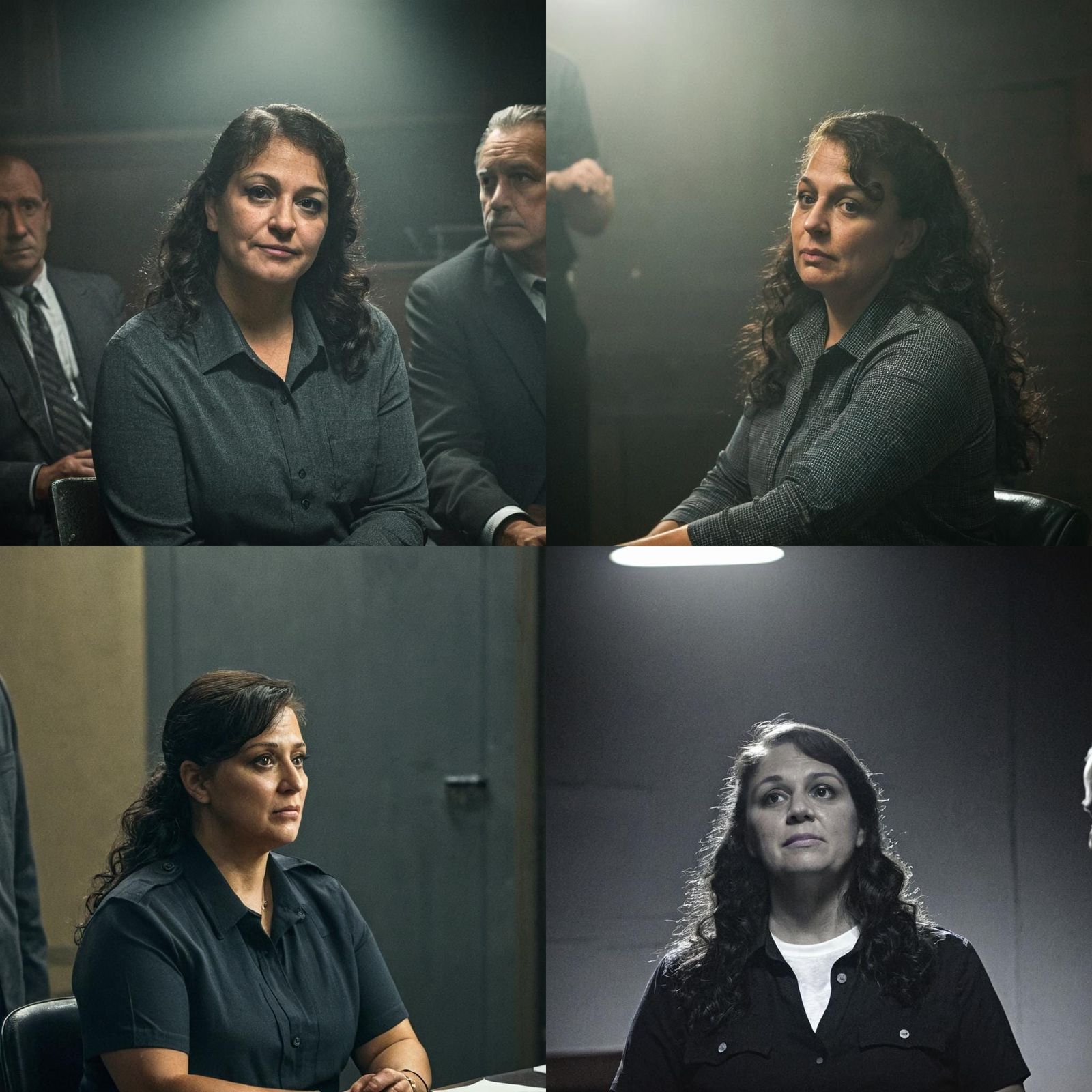 Detective in Interrogation Room