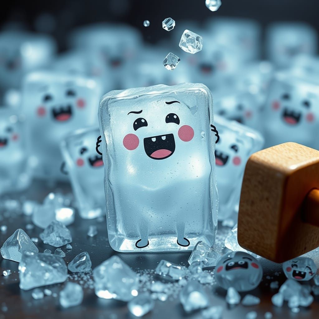 HMMM THIS ICE LOOKS SLIPPERY