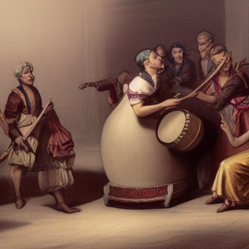 What Was in Lavinia's Drum? AI Art