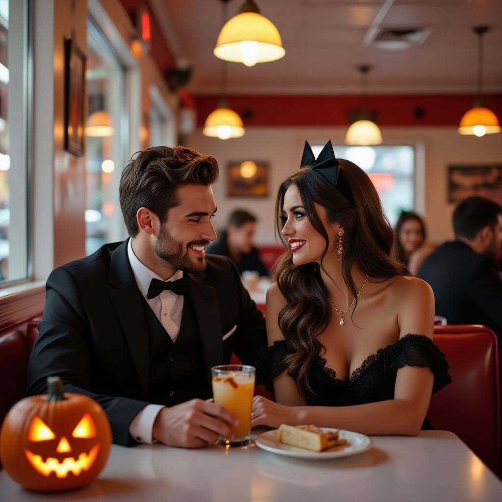 Halloween Diner Date Night Image