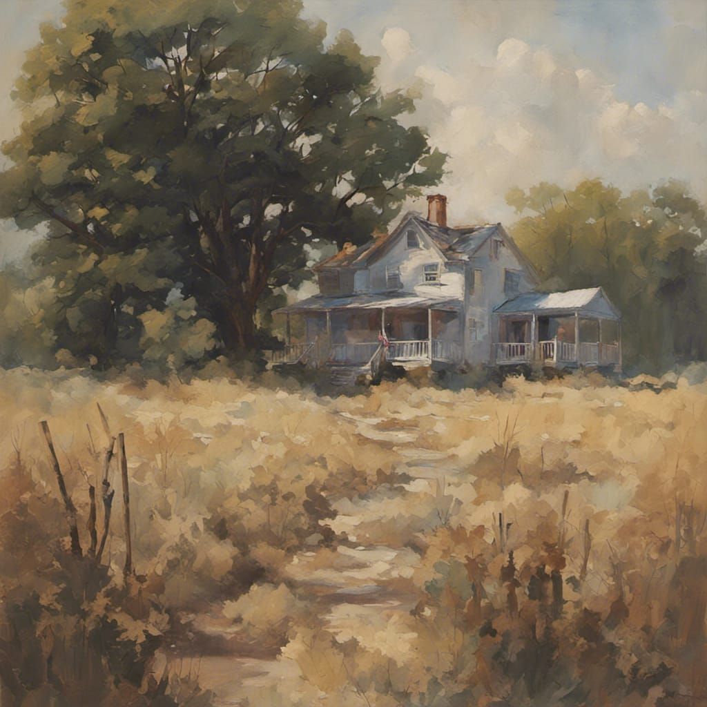 That old rustic farmhouse.