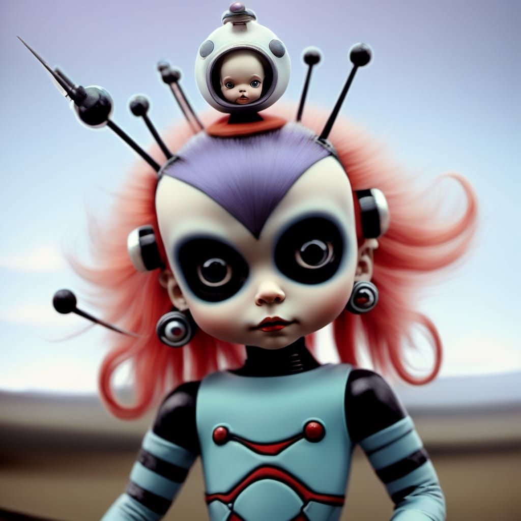 Post-Punk Kewpie Doll with Krautrock Ennui