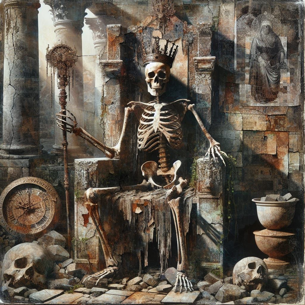 Forgotten Relic of a Once Great Monarch in Decaying Splendor