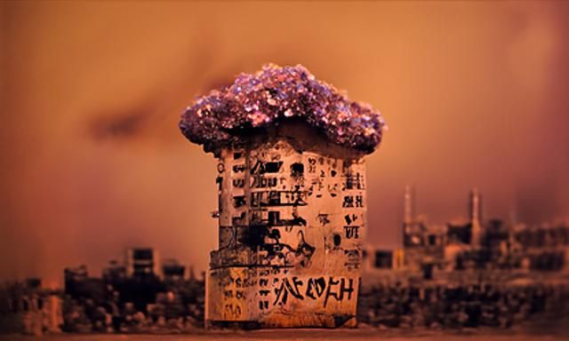 Dusty Glittery Holocaust Scene