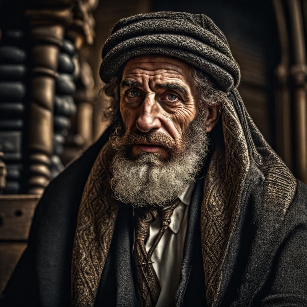 Hyperrealistic Portrait with Intricate Details in HDR