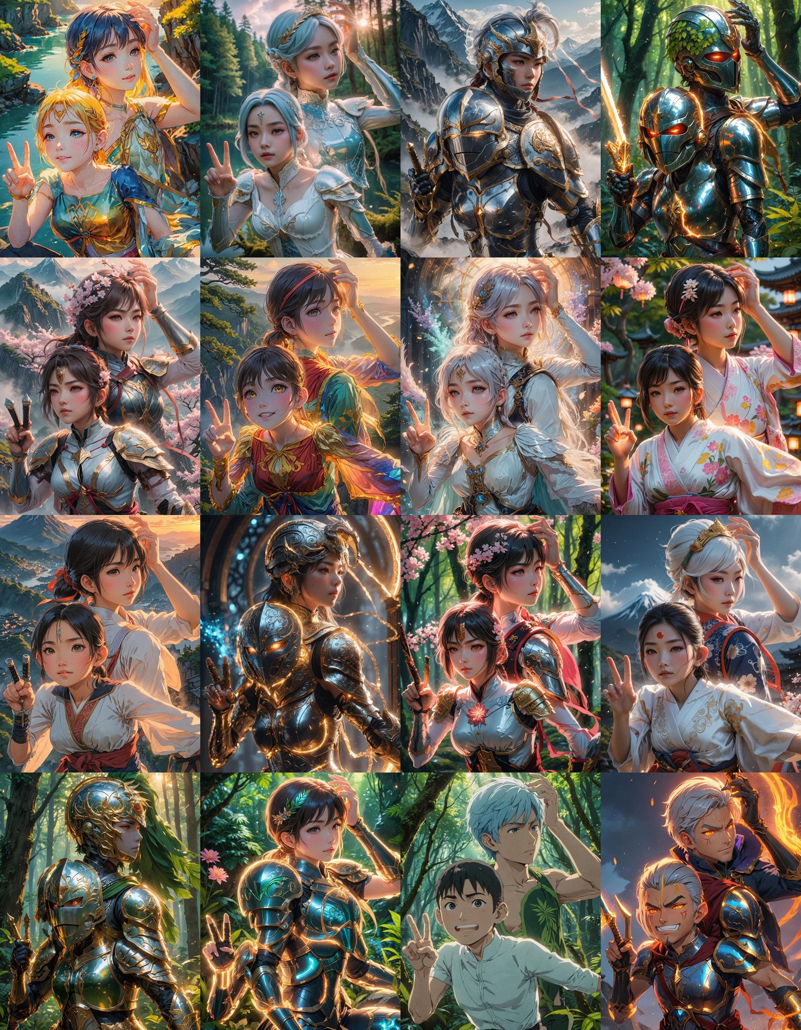 Detailed 3D Anime Art Inspired by WLOP