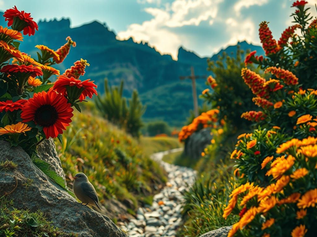 Expressive Country Roads to a Surreal Paradise