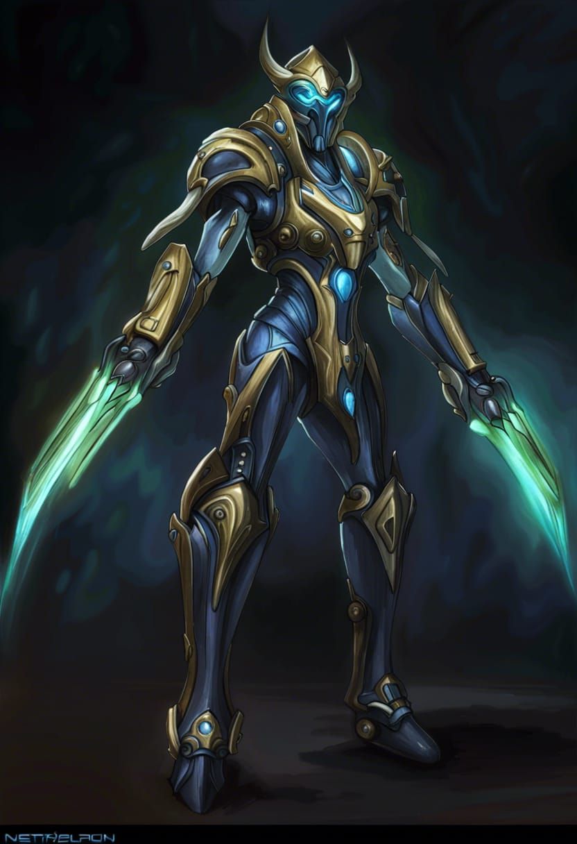 Protoss Warrior Ready for Battle