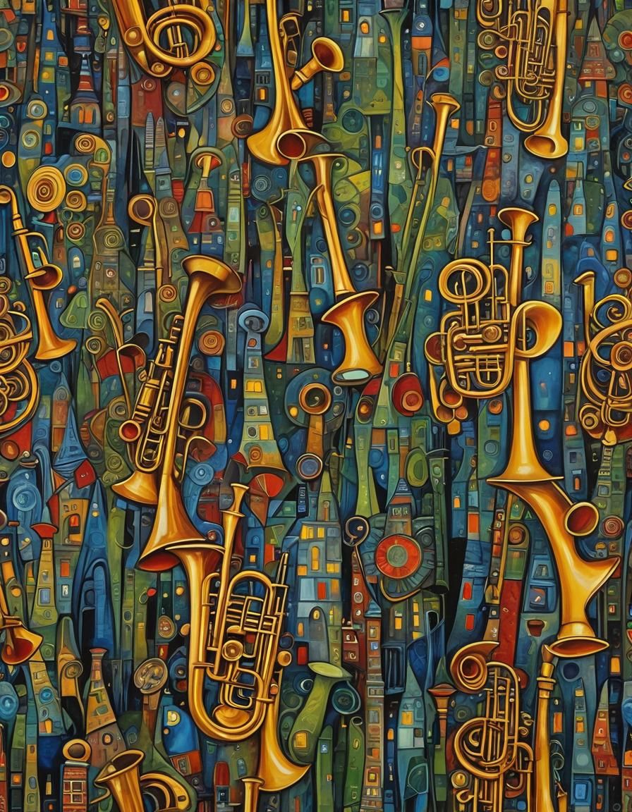 Fantastical Kingdom in Hundertwasser Style