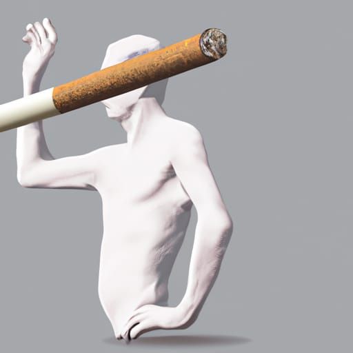Realistic Human Cigarette Generated by AI
