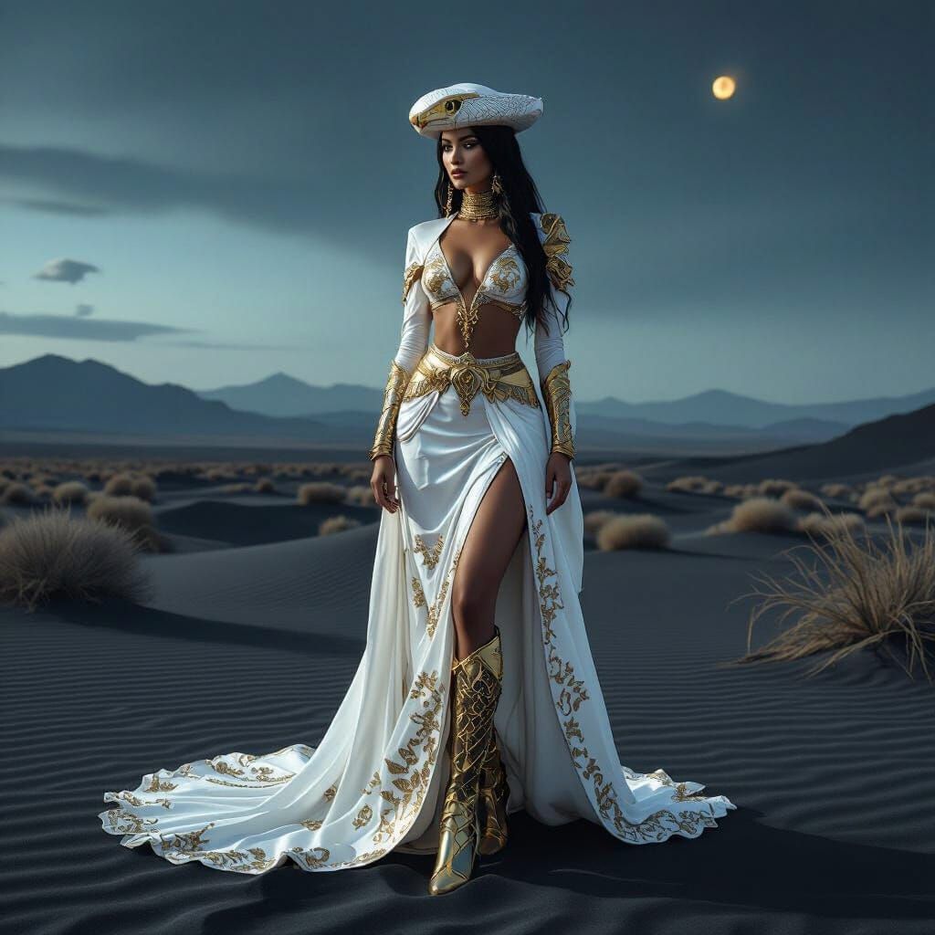 Mystical Woman-Snake Chimera in Black Desert