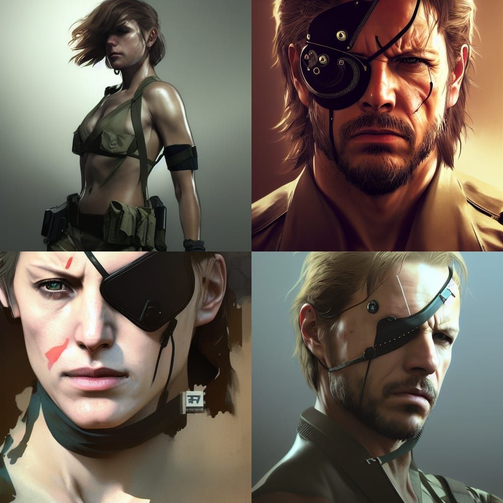 Quiet Portrait from Metal Gear Solid V
