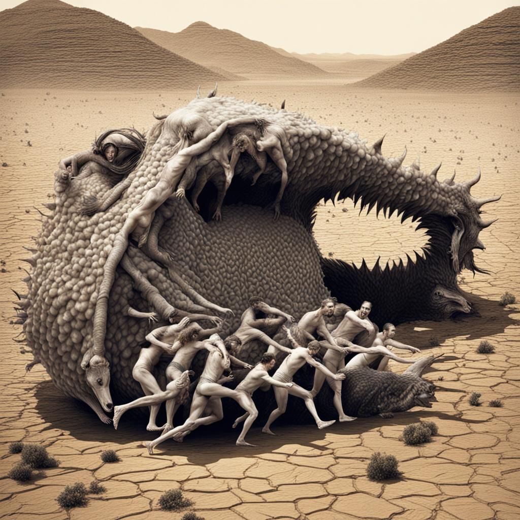 AI Interpretation of Bizarre and Undefined Concept