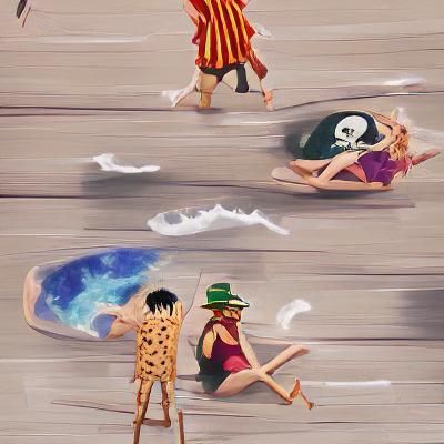 Dynamic One Piece Inspired Scene