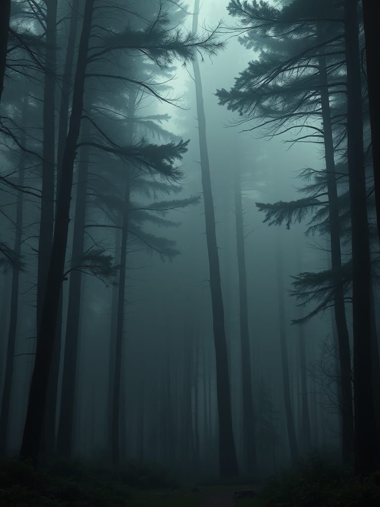 Misty Forest: Volumetric Lighting in Naturalism Style
