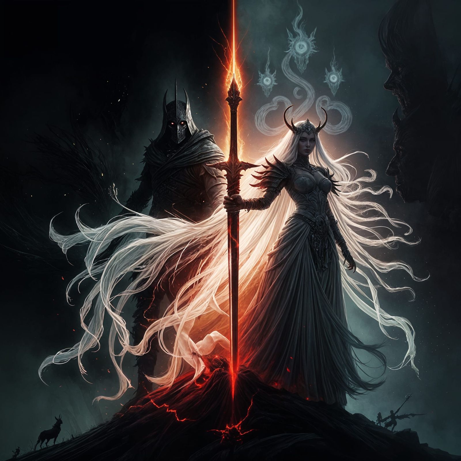 Dark Fantasy Royalty in a World of Shadows