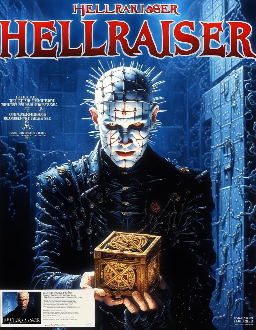 Hellraiser Puzzle Box: Hyperrealistic Cinematic Art