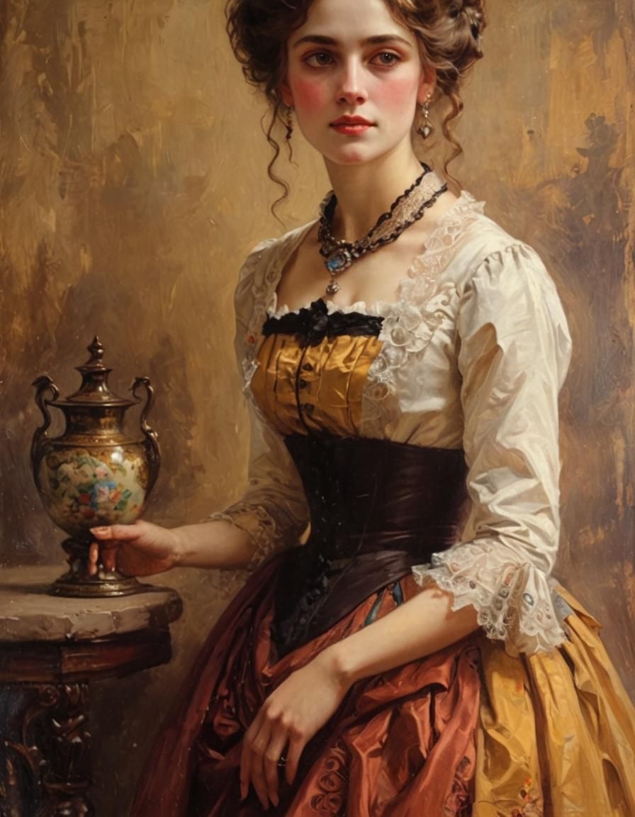 Beautiful Victorian lady
