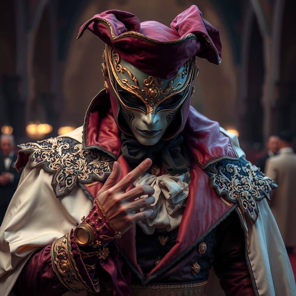 Charismatic Figure Masters a Romantic-Era Masquerade Decepti...