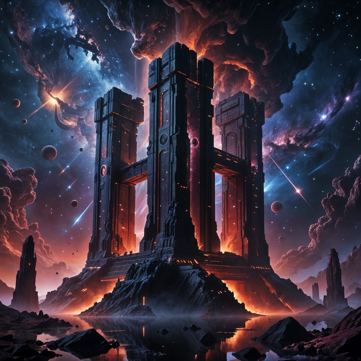 Interstellar Temple in the Void