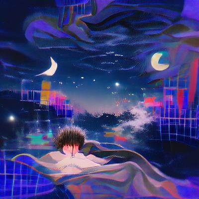 AI Generated Midnight Dreamscape