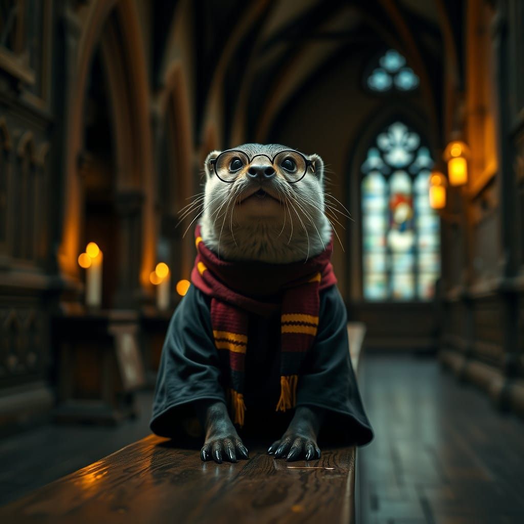 Mystical Otter Scholar