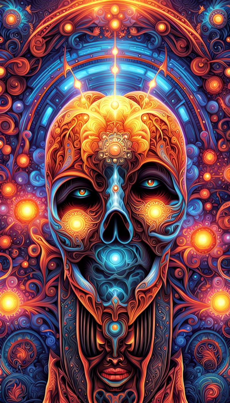 Human Electromagnetic Field: Hyperrealistic Digital Art