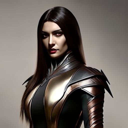 Ethereal Female Rogue Portrait in Dark Fantasy Style