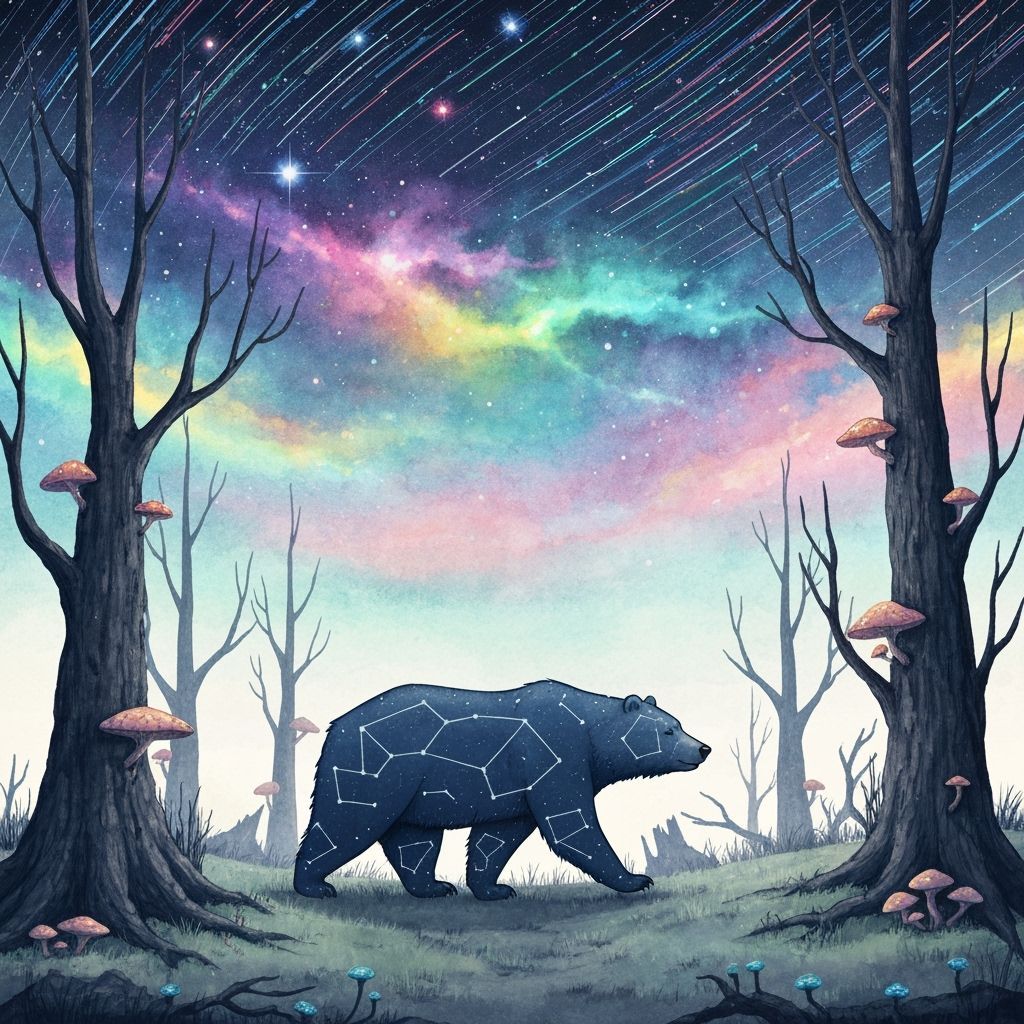 Constellation Bear in Post-Apocalyptic Forest