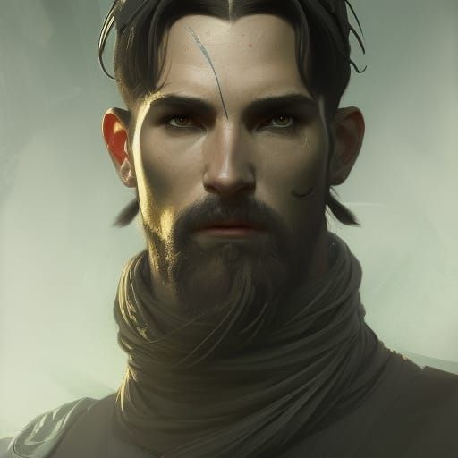 Armored Fantasy Character Portrait in 4K HD