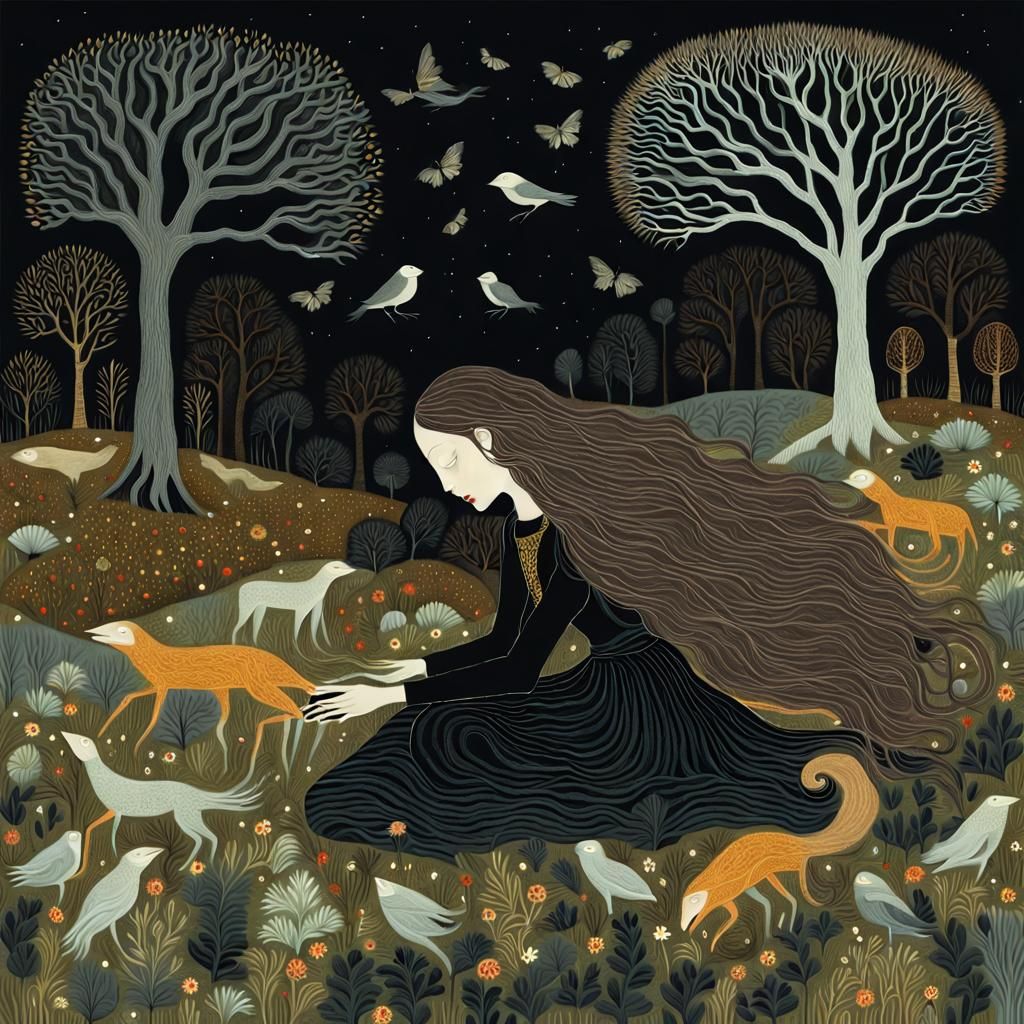 Eerie Encounters: Bio Art Collage in 8K