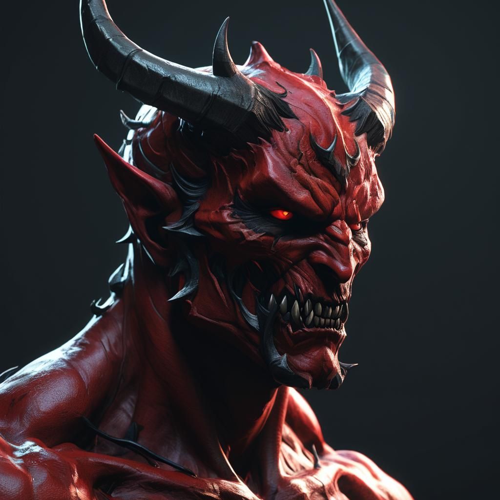 The Devil's Portrait: 3D Anime Art