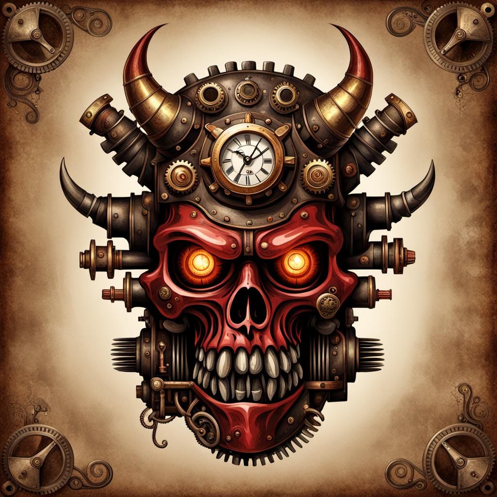 Steampunk Devil Engine Fusion
