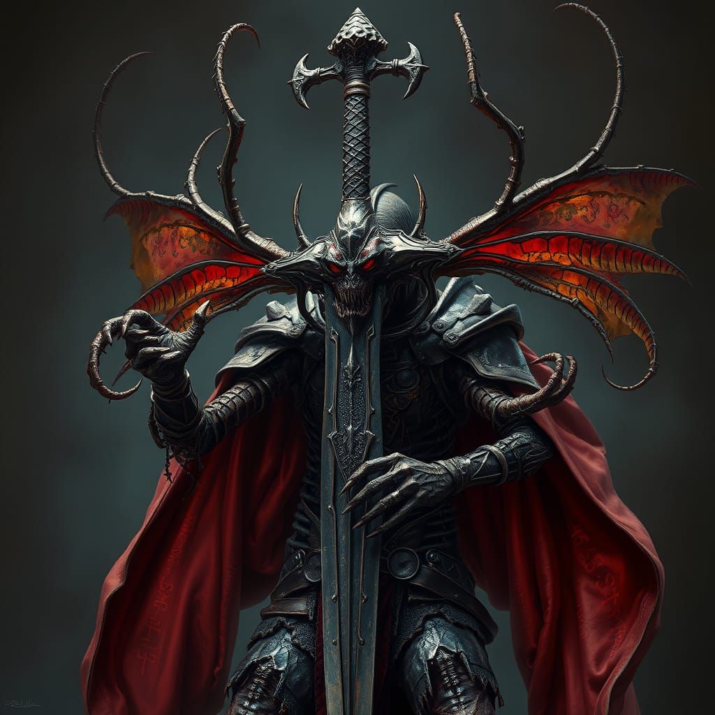 Epic Heavy Metal Sword of Roland in Hyper Realistic Fantasy ...