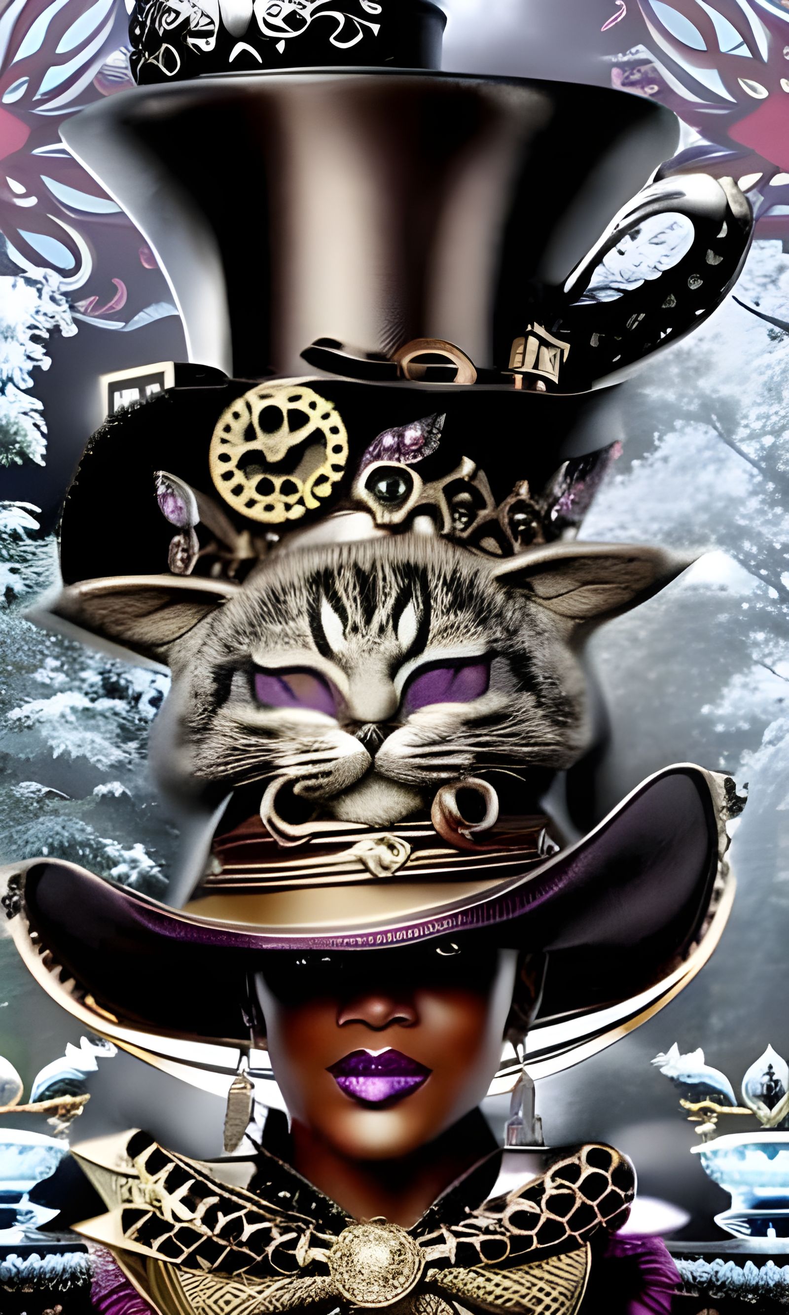 Fairytale Teatime in Vermilion Mist