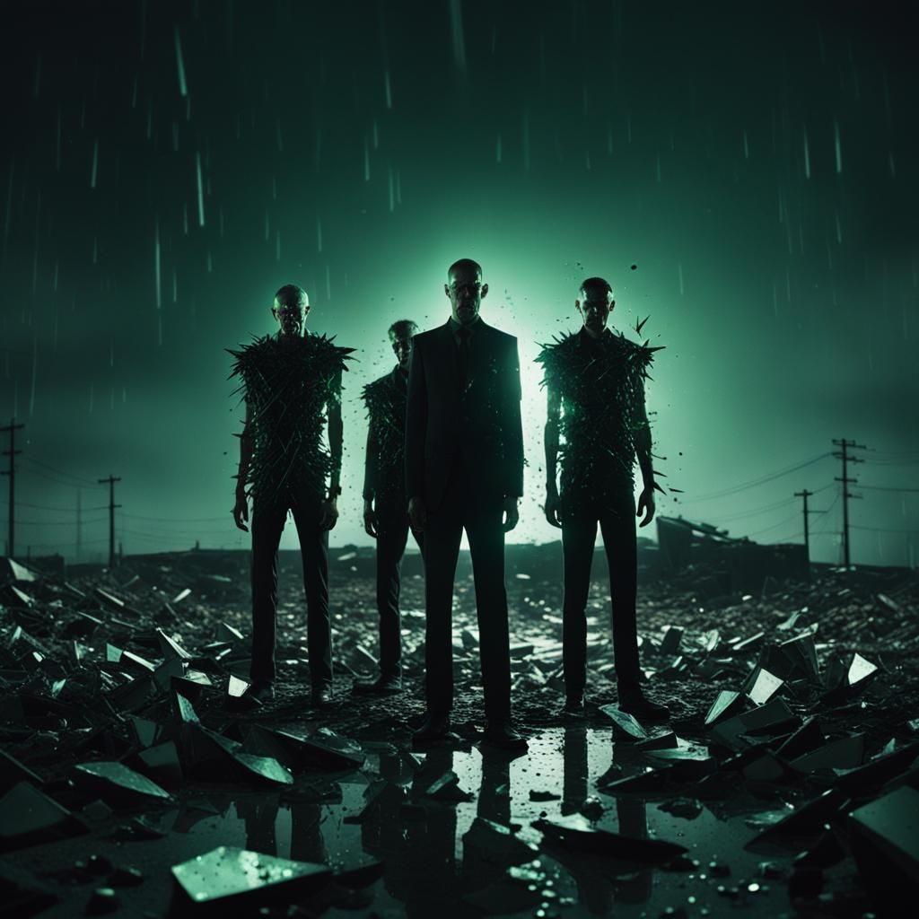 Three-Headed Mutant in Gritty Film Noir Wasteland