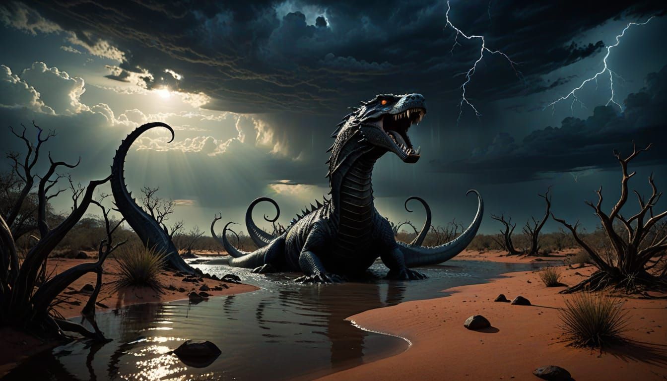 Ancient Serpent Unleashed in Australian Dreamtime