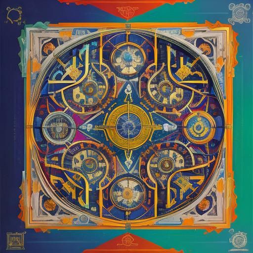 Dramatic Maximalist Digital Matte Painting