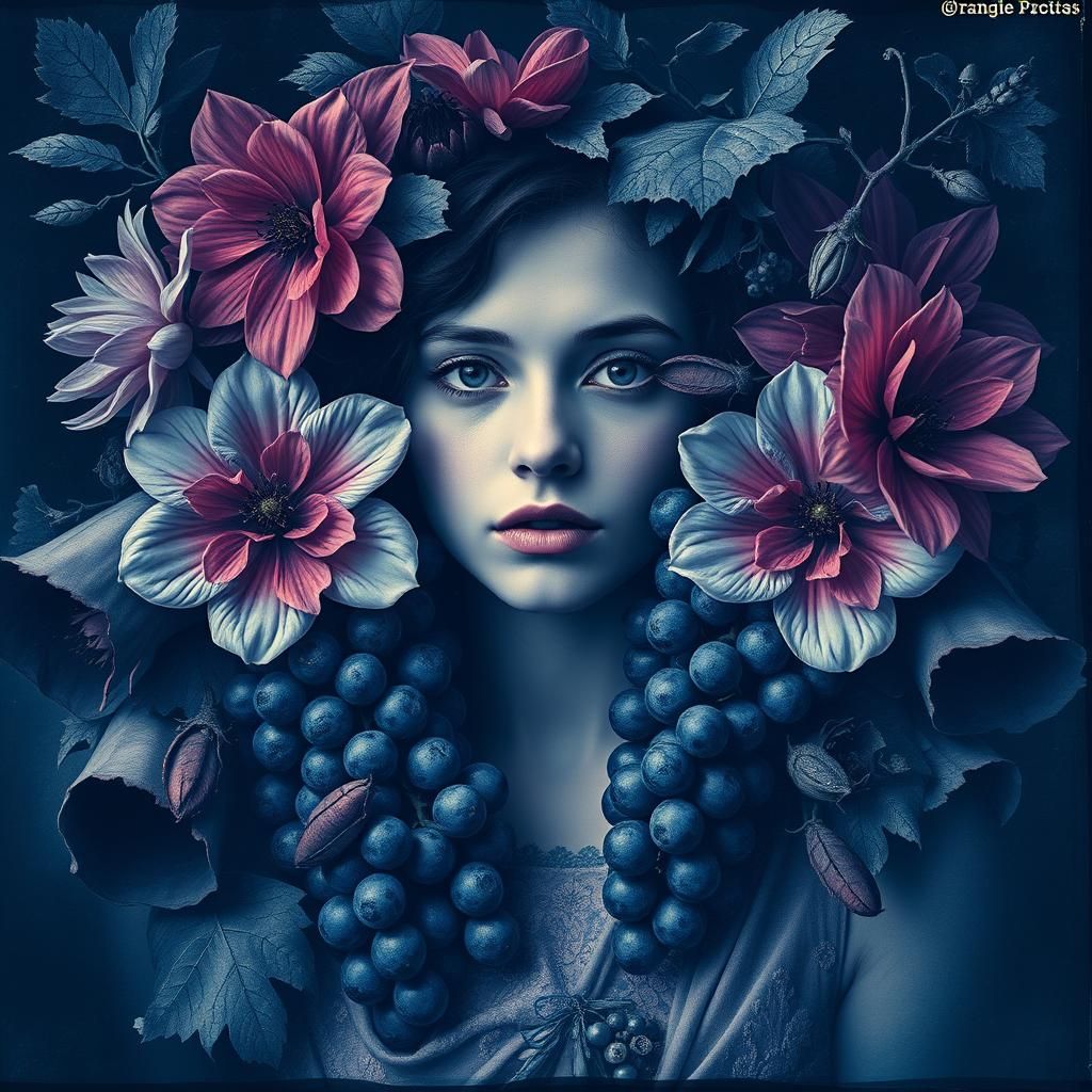 Eerie Still Life: Portrait with Demonic Flowers