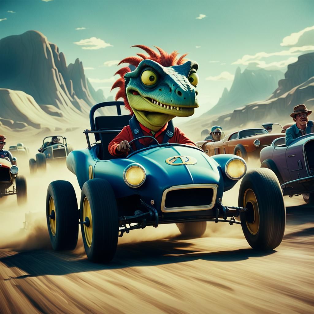 Wacky Races: Cinematic Film Still
