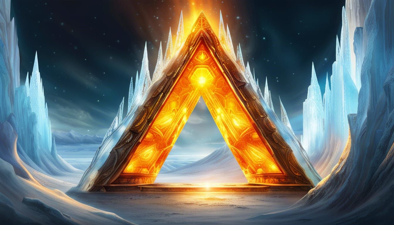 Fiery Portal Between Worlds of Ice and Fire