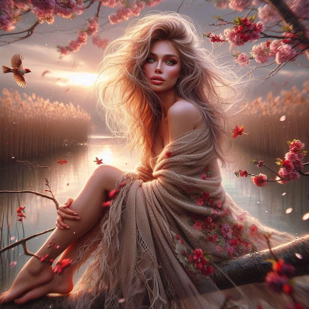 Beautiful Blonde Portrait