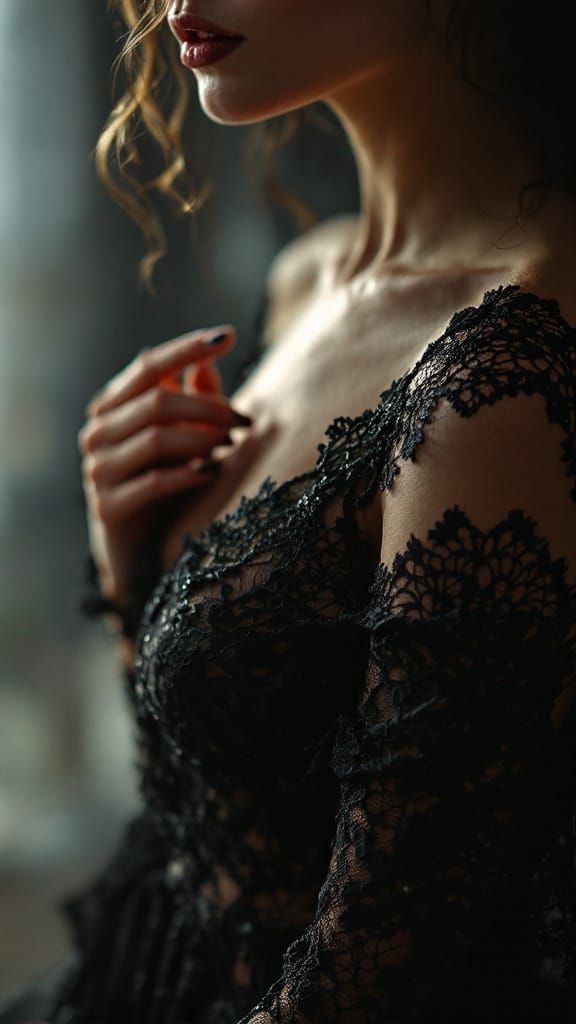 Ethereal Lace Envelops the Twilight