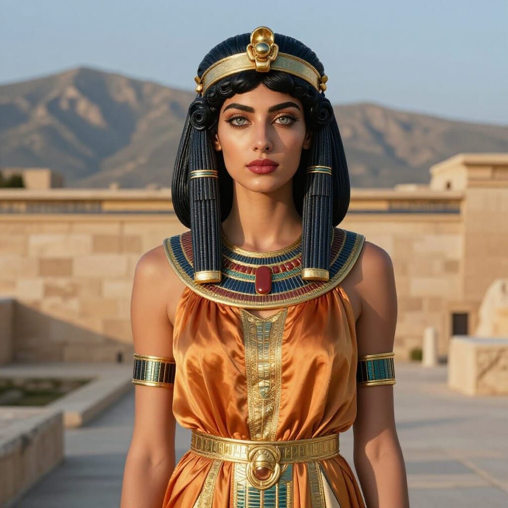 Portrait of Ino Kadmia Basilissa with Divine Lineage