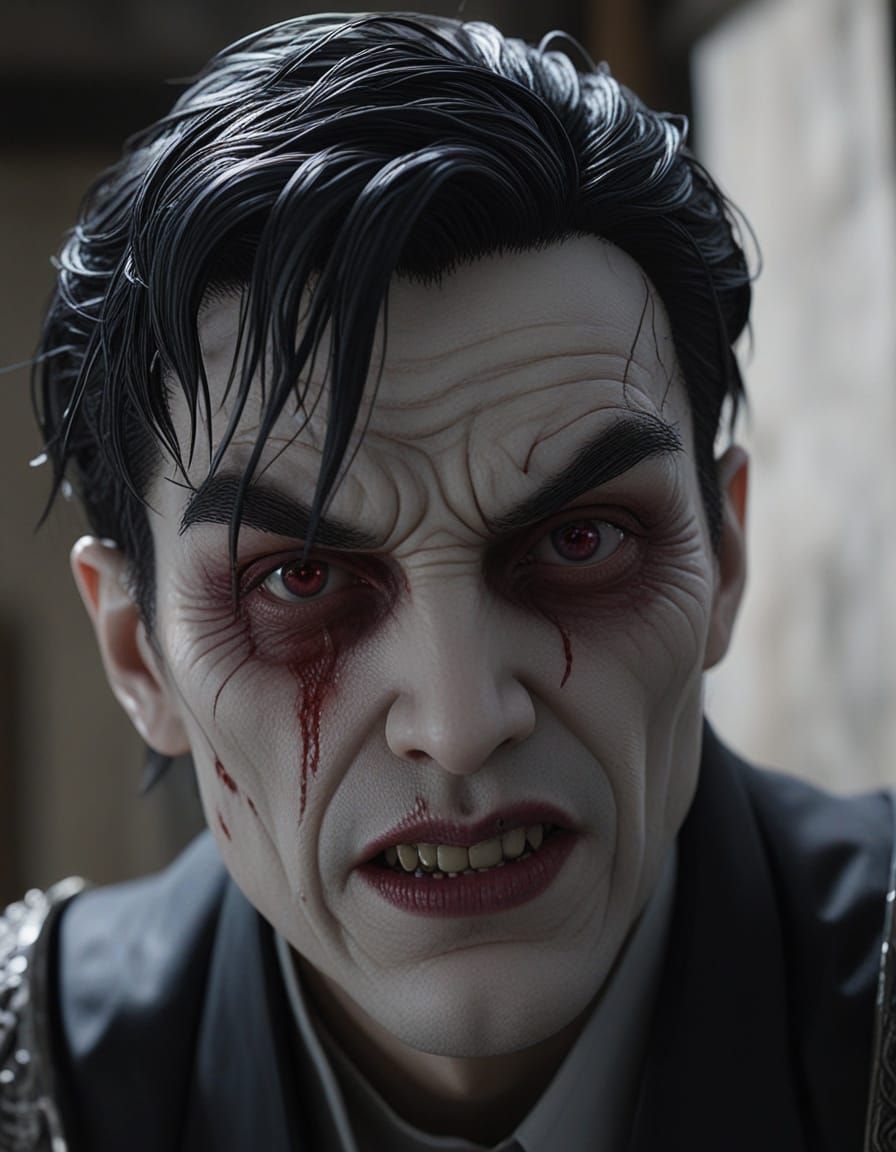 Menacing Demon Unleashes True Power: Photorealistic Close-Up