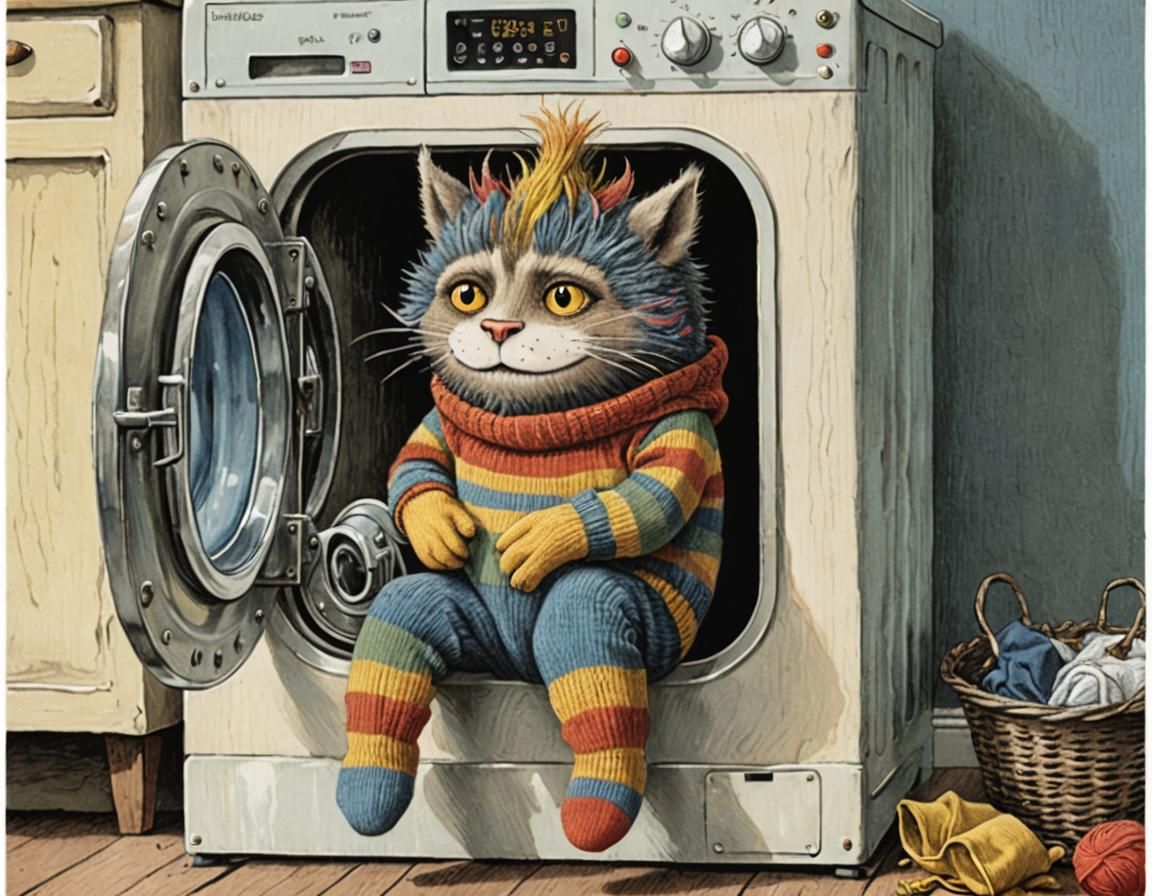 the friendly sock monster.