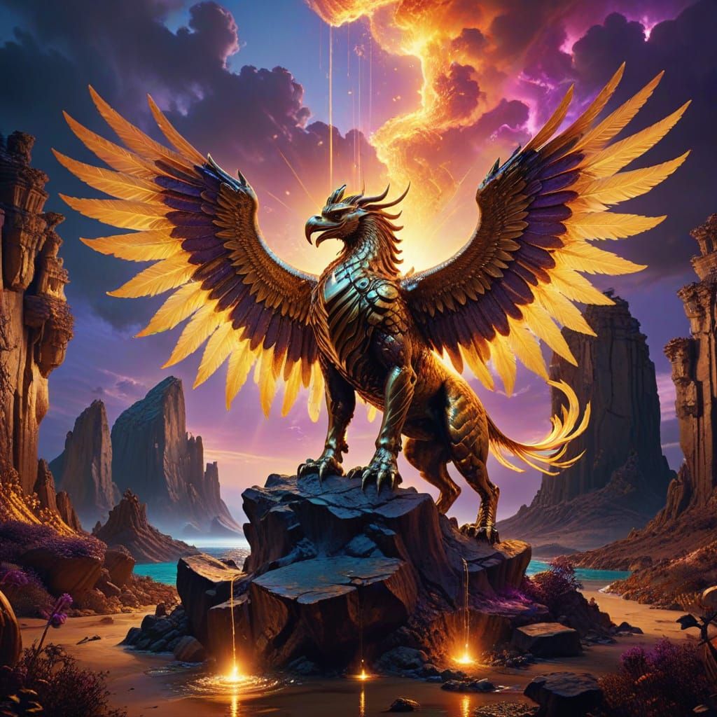 Wisteria's Angelic Griffin