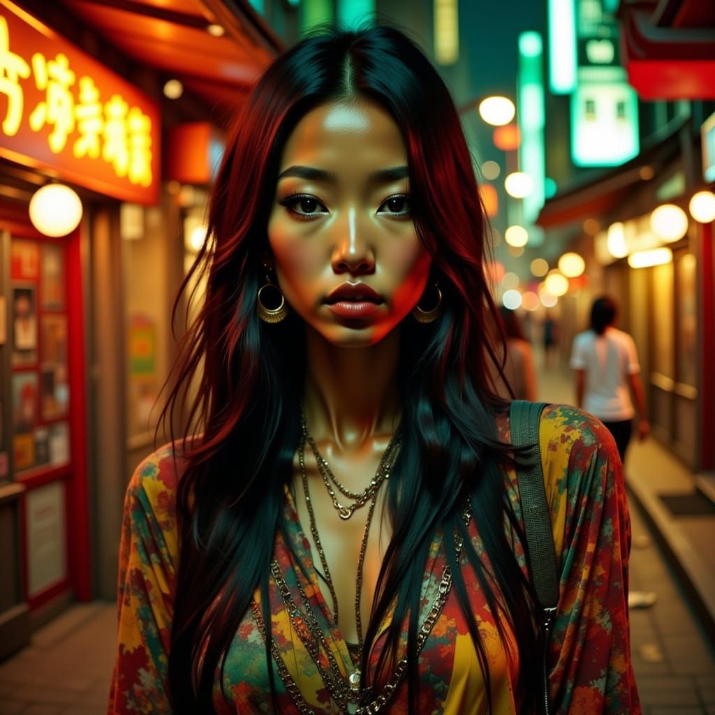 Jhene Aiko as Anggun in Neon Kowloon