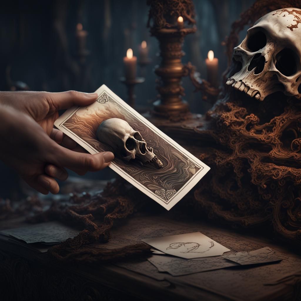 Postcard of Death: Detailed Matte Painting